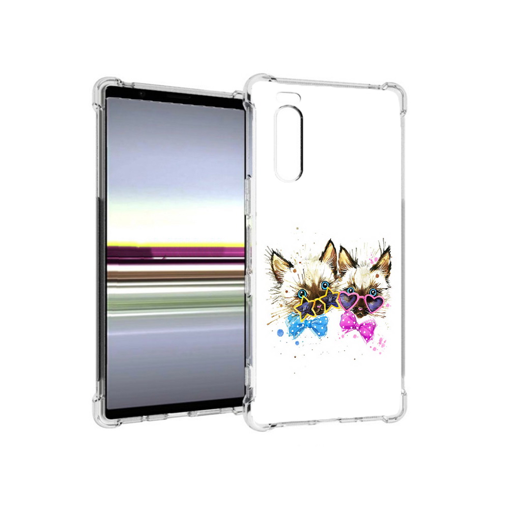 

Чехол MyPads Tocco для Sony Xperia 5 милые котята (PT139963.234.474), Прозрачный, Tocco