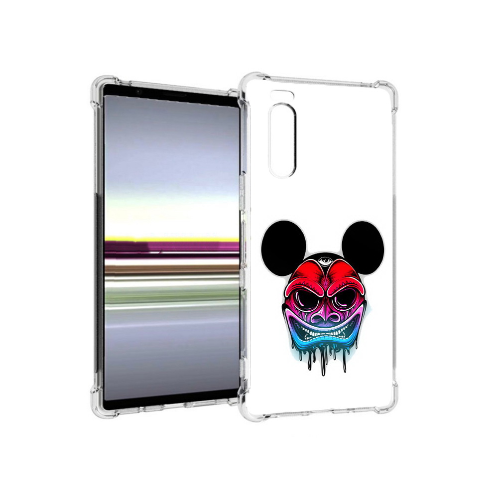 

Чехол MyPads Tocco для Sony Xperia 5 микки в маске (PT139963.234.473), Прозрачный, Tocco