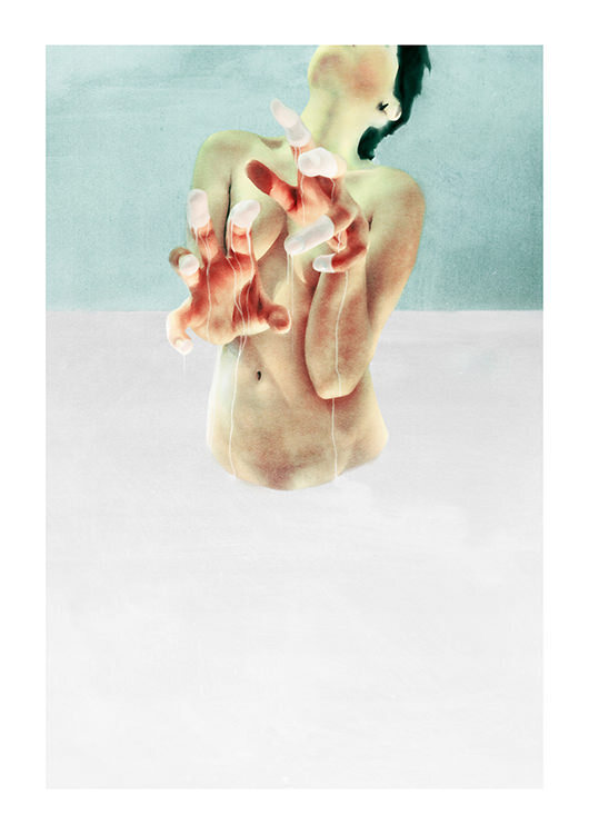 

Большой постер на стену Paint of Die Trying 50х70 см без рамы, RIDIE