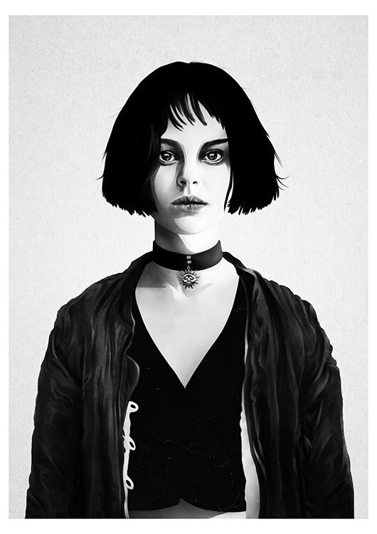 

Большой постер на стену Mathilda 50х70 см без рамы, RIMATH