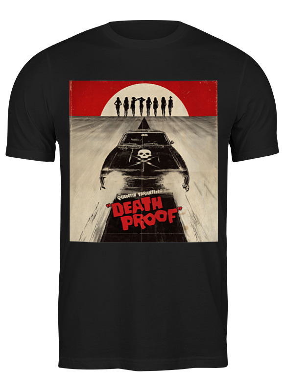 

Футболка мужская Printio Death proof черная XL, Черный, Death proof