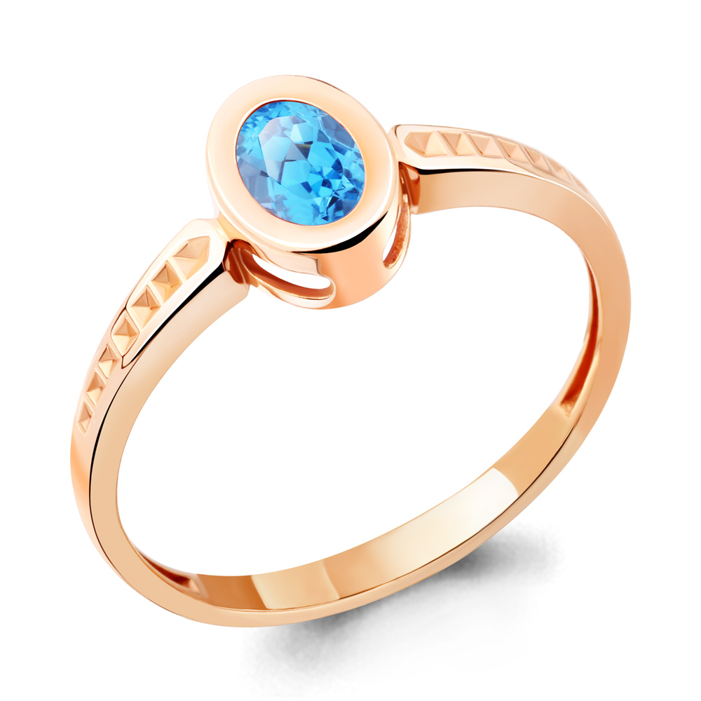 

Кольцо из серебра с топазом р. Aquamarine 6948305, 6948305_925_з