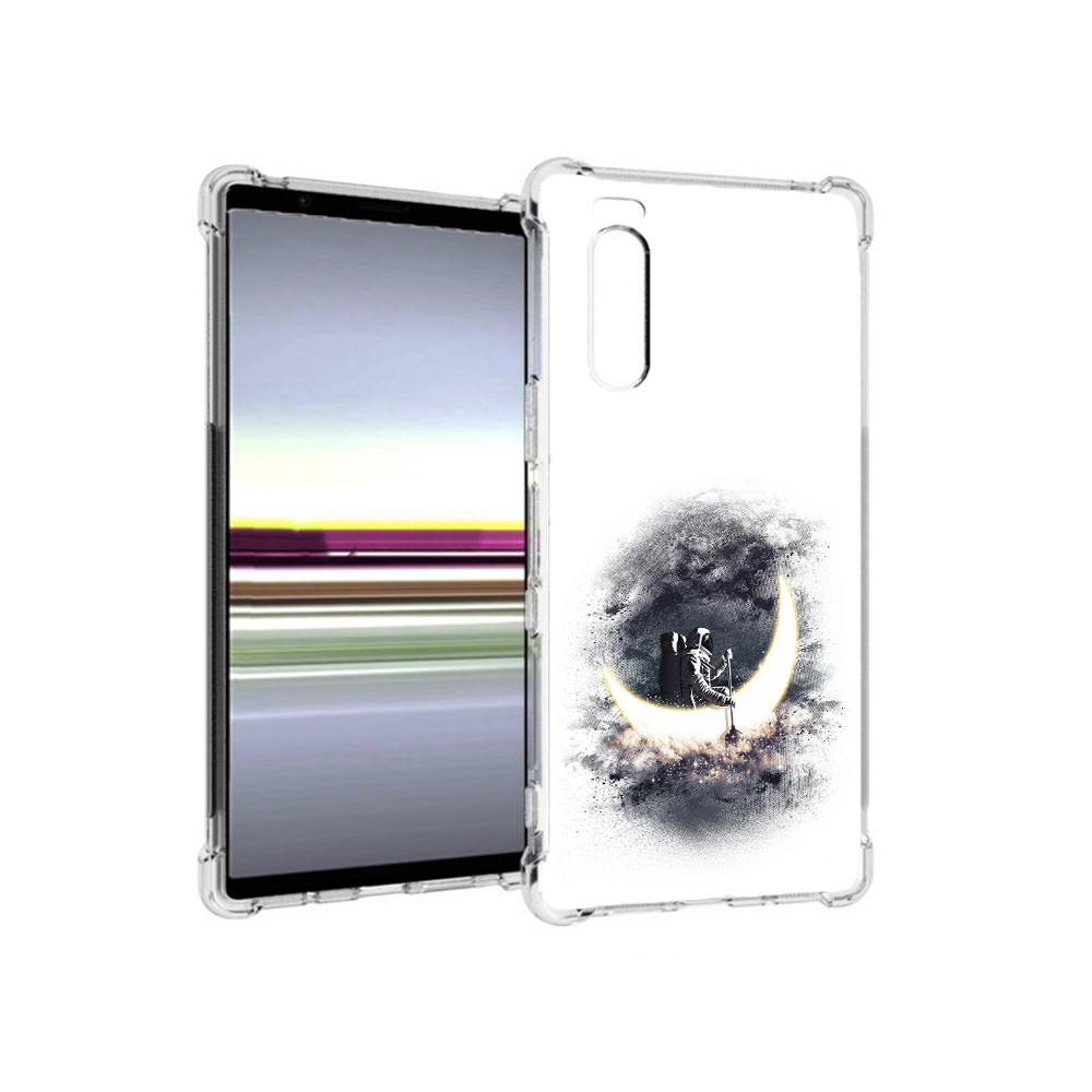 

Чехол MyPads Tocco для Sony Xperia 5 лунный путешественник (PT139963.234.448), Прозрачный, Tocco