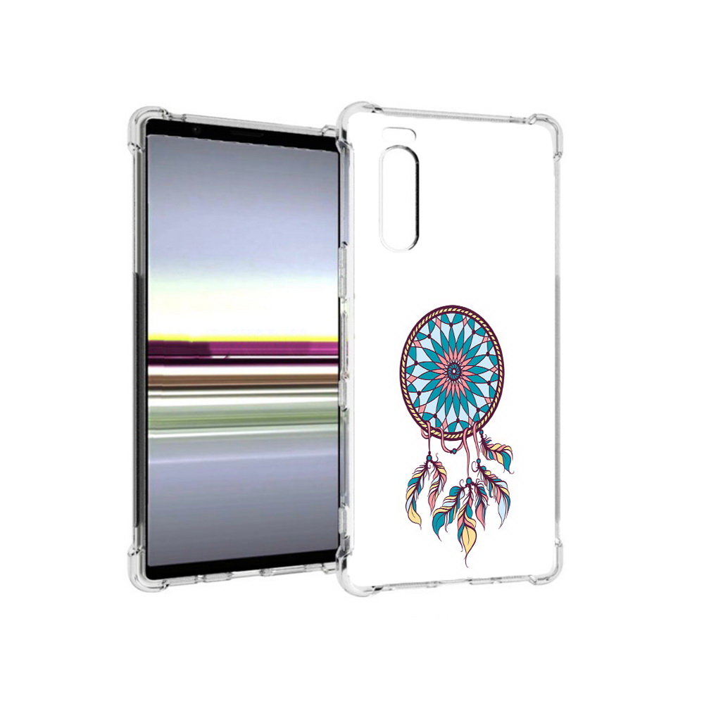 

Чехол MyPads Tocco для Sony Xperia 5 ловец снов синий (PT139963.234.443), Прозрачный, Tocco