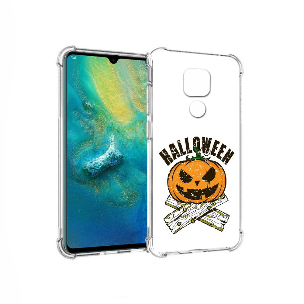 

Чехол MyPads Tocco для Huawei Mate 20x Хэллоуин доски тыква (PT124578.30.194), Прозрачный, Tocco