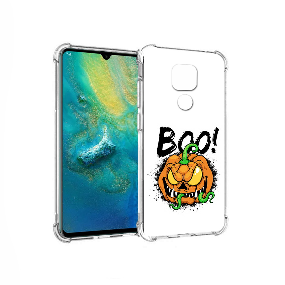 

Чехол MyPads Tocco для Huawei Mate 20x Хэллоуин бу (PT124578.30.193), Прозрачный, Tocco