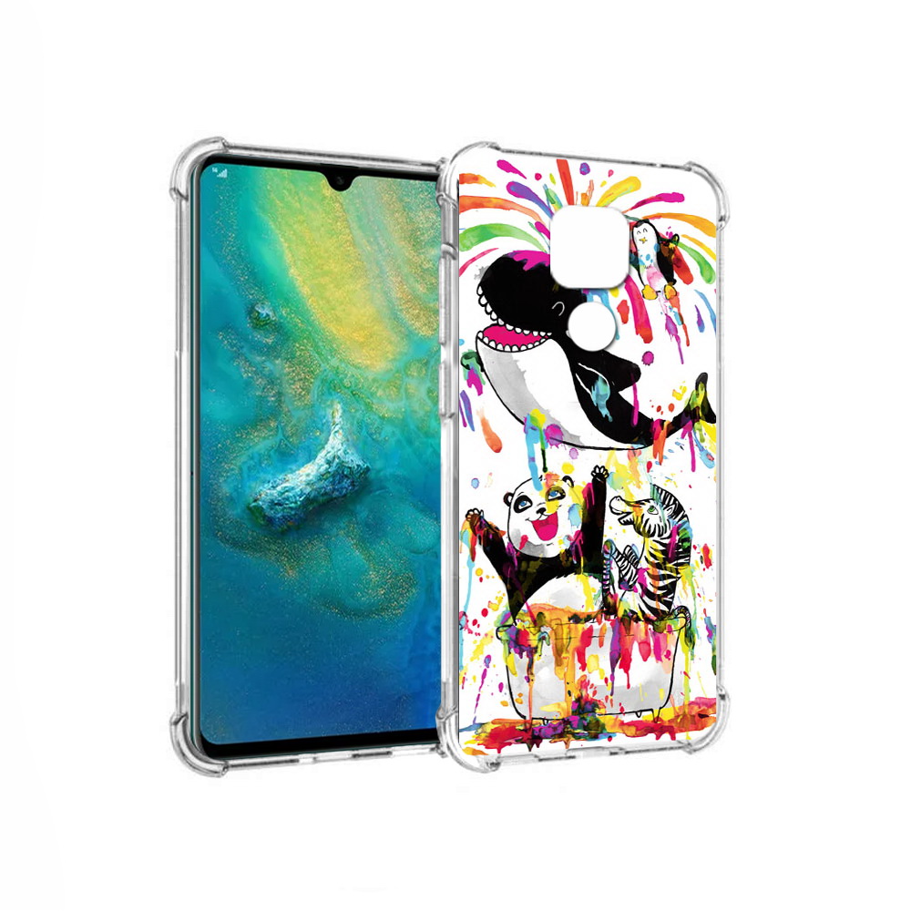

Чехол MyPads Tocco для Huawei Mate 20x Хиппи кит (PT124578.30.191), Прозрачный, Tocco