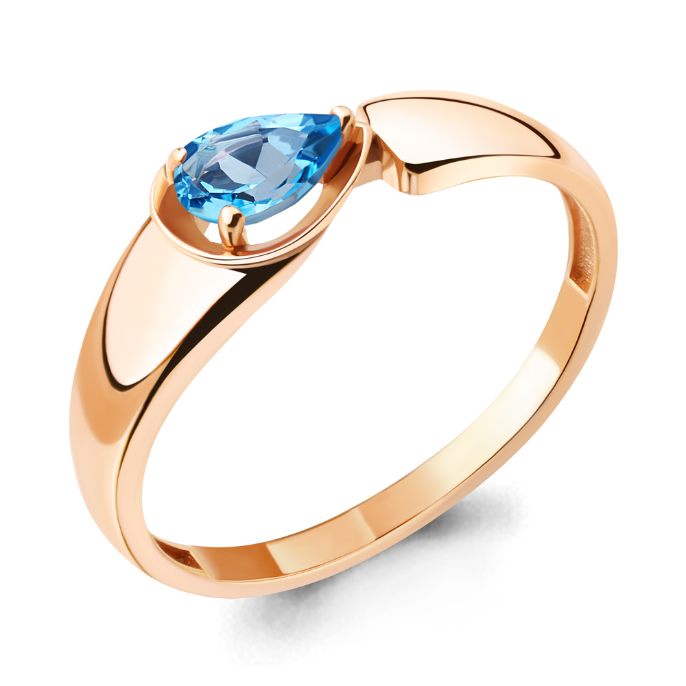 

Кольцо из серебра с топазом р. Aquamarine 6945105, 6945105_925_з