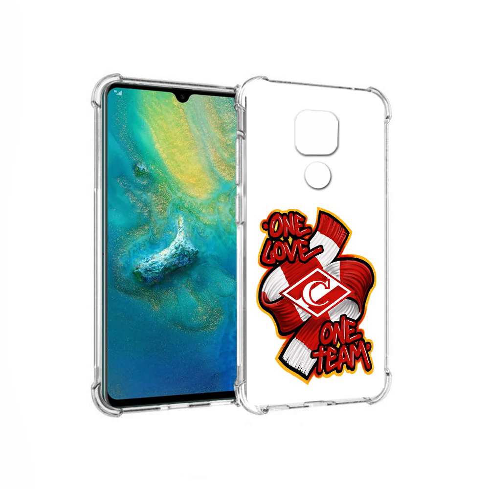

Чехол MyPads Tocco для Huawei Mate 20x ФК спарак 1 любовь (PT124578.30.184), Прозрачный, Tocco