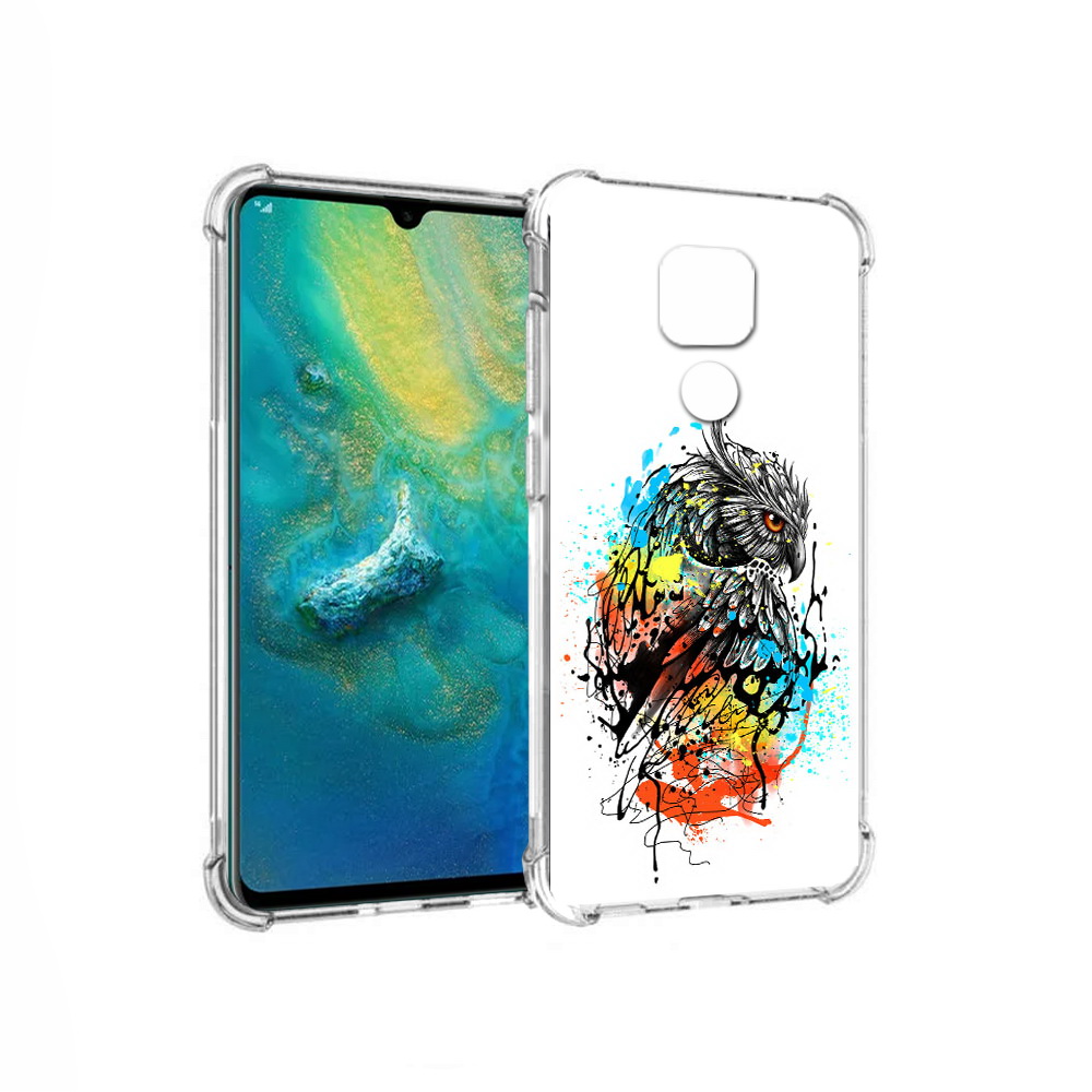 

Чехол MyPads Tocco для Huawei Mate 20x Творческая сова (PT124578.30.170), Прозрачный, Tocco
