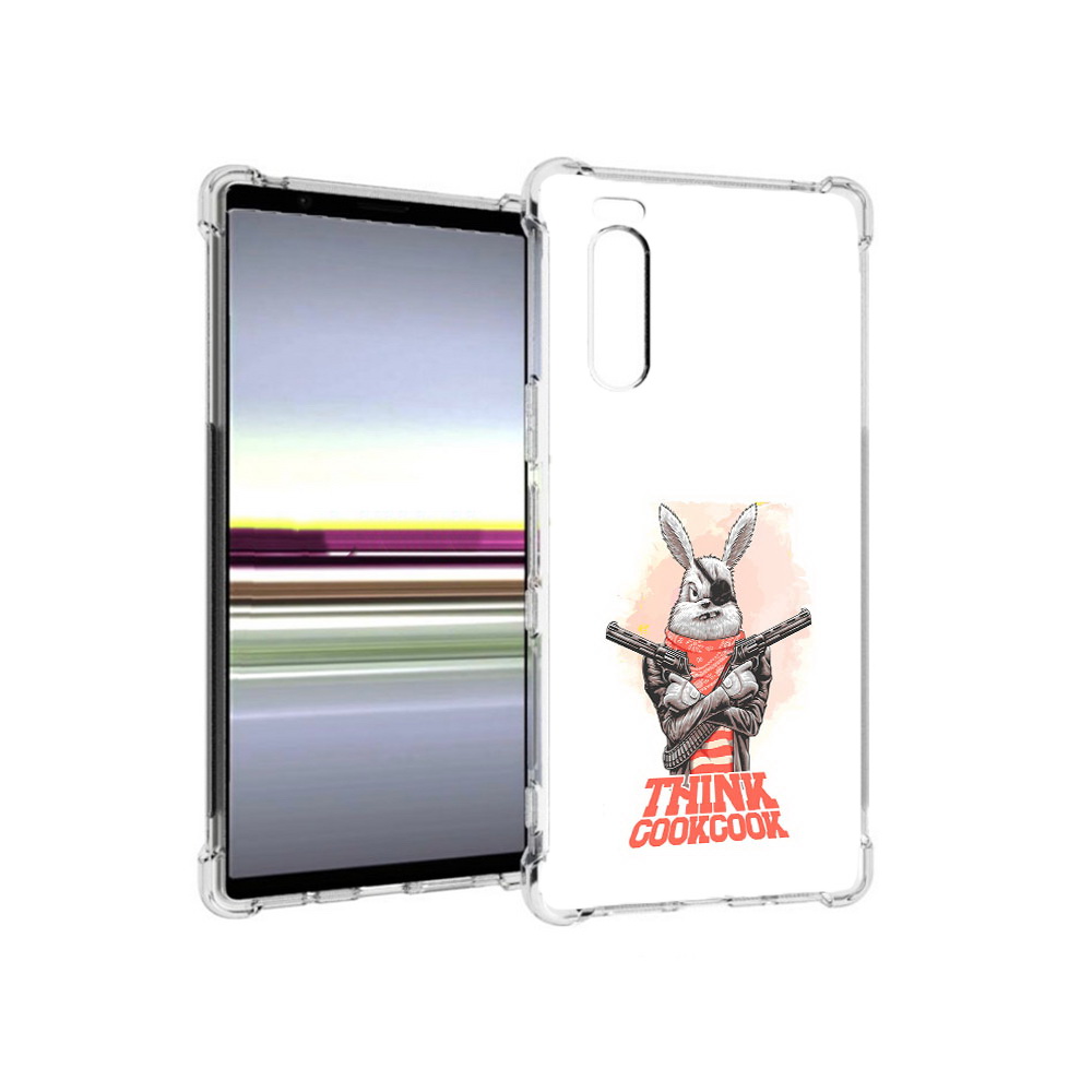 

Чехол MyPads Tocco для Sony Xperia 5 кролик пират (PT139963.234.419), Прозрачный, Tocco