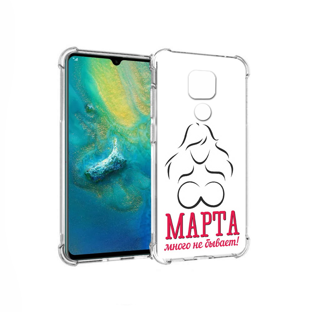 Чехол MyPads Tocco для Huawei Mate 20x 8 марта много не бывает (PT124578.30.17)