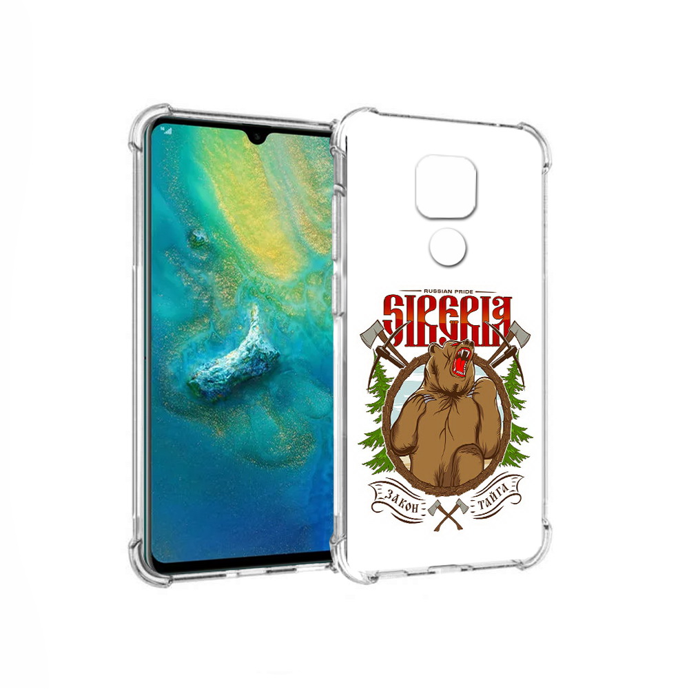 

Чехол MyPads Tocco для Huawei Mate 20x Тайга (PT124578.30.168), Прозрачный, Tocco