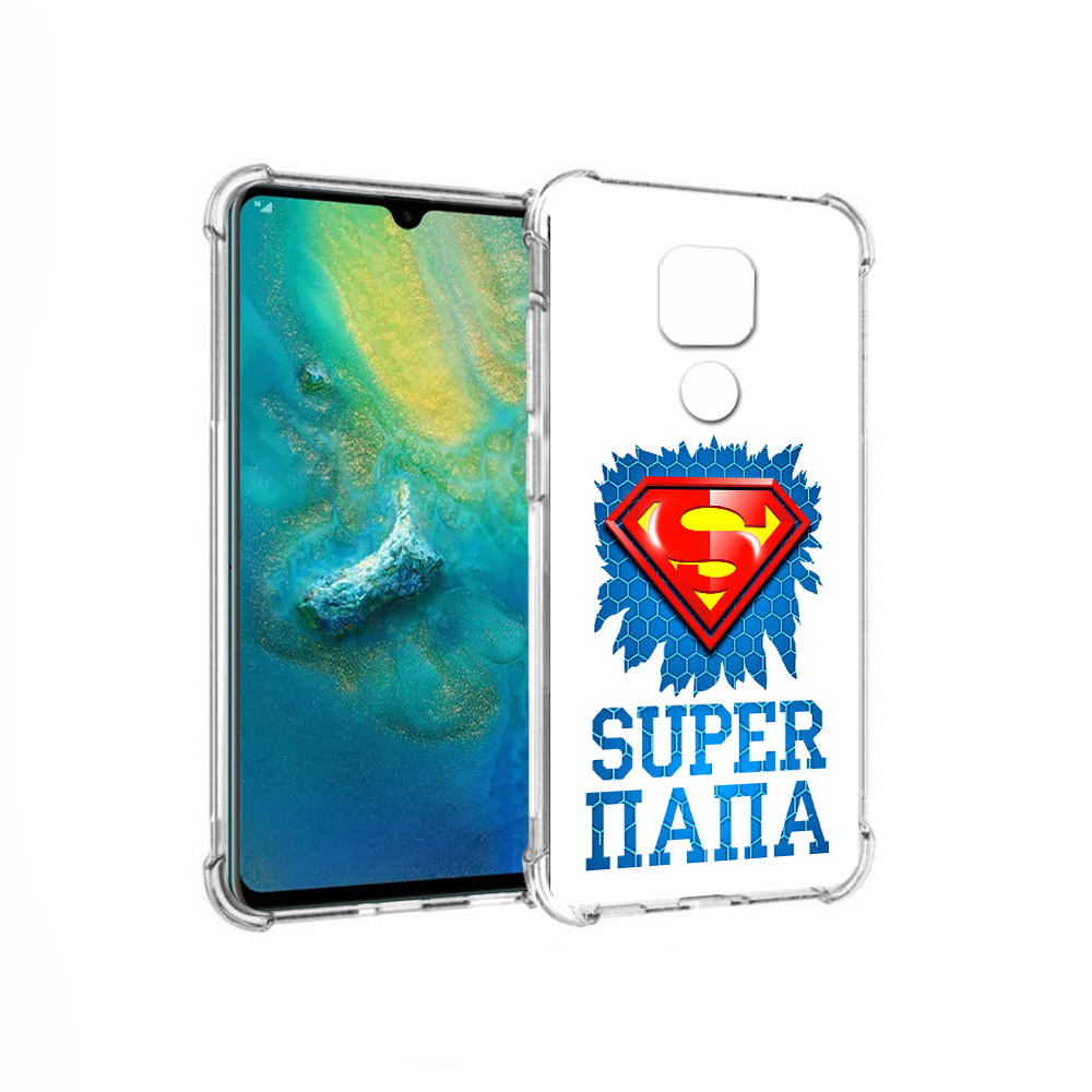 

Чехол MyPads Tocco для Huawei Mate 20x Супер Папа (PT124578.30.165), Прозрачный, Tocco