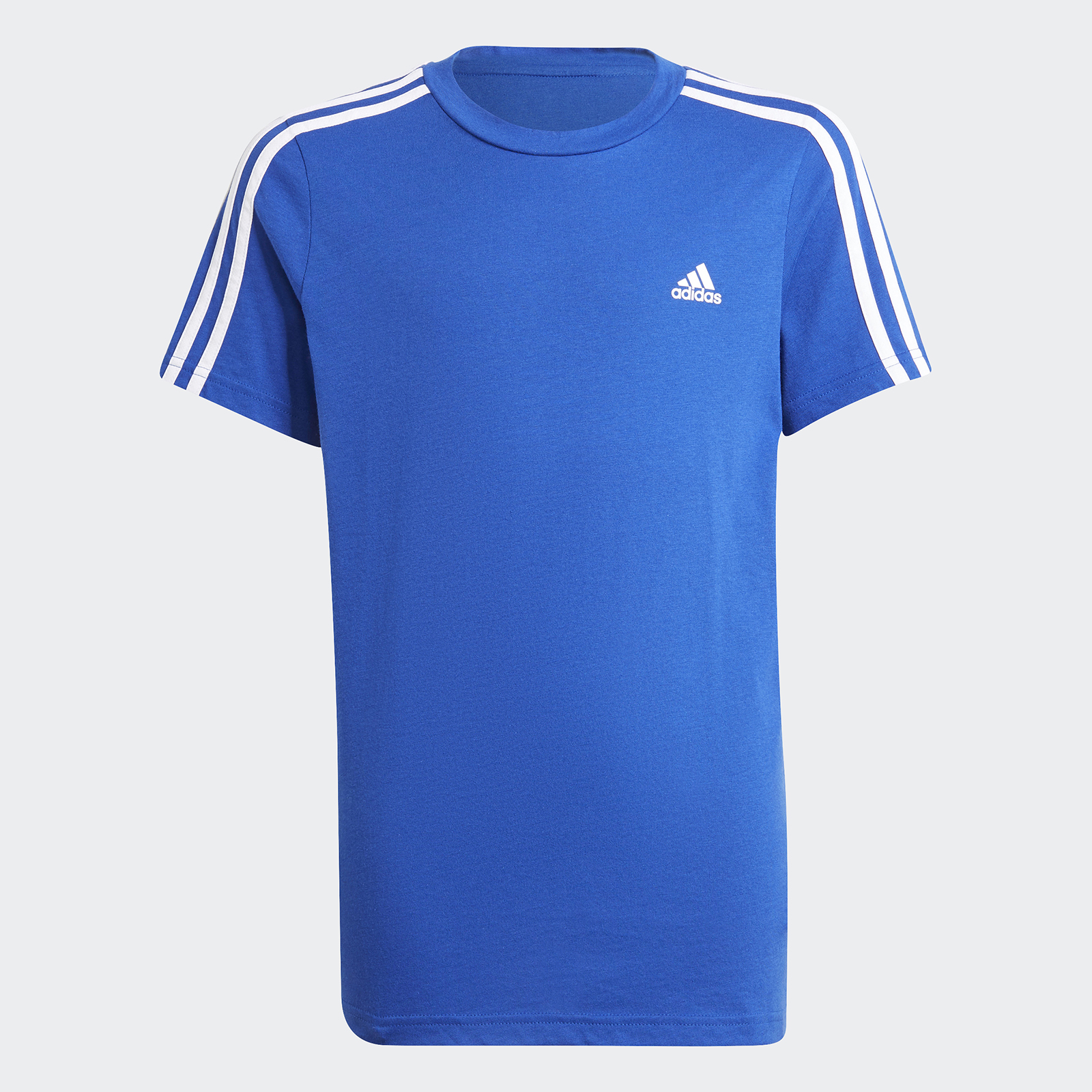 фото Футболка adidas essentials 3-stripes gn4000 синий р.176