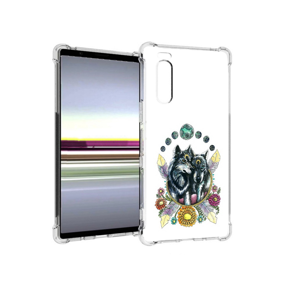 

Чехол MyPads Tocco для Sony Xperia 5 красивые волки абстракция (PT139963.234.408), Прозрачный, Tocco