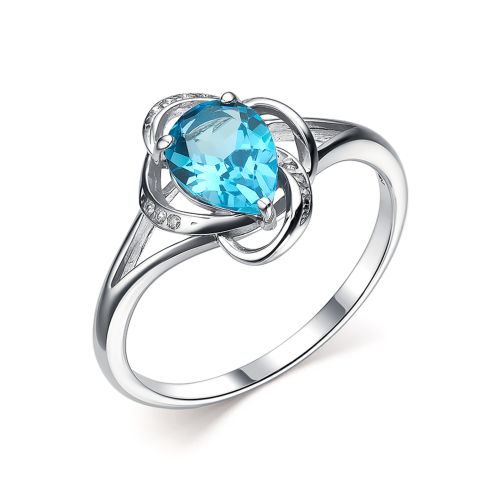 

Кольцо из серебра с топазом р. 16,5 Dewi 901018032, 901018032