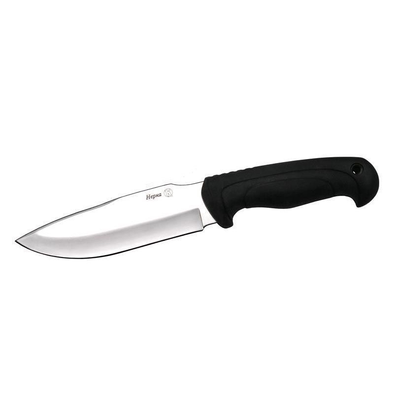 фото Туристический нож нерка, сталь aus8, рукоять эластрон кизляр