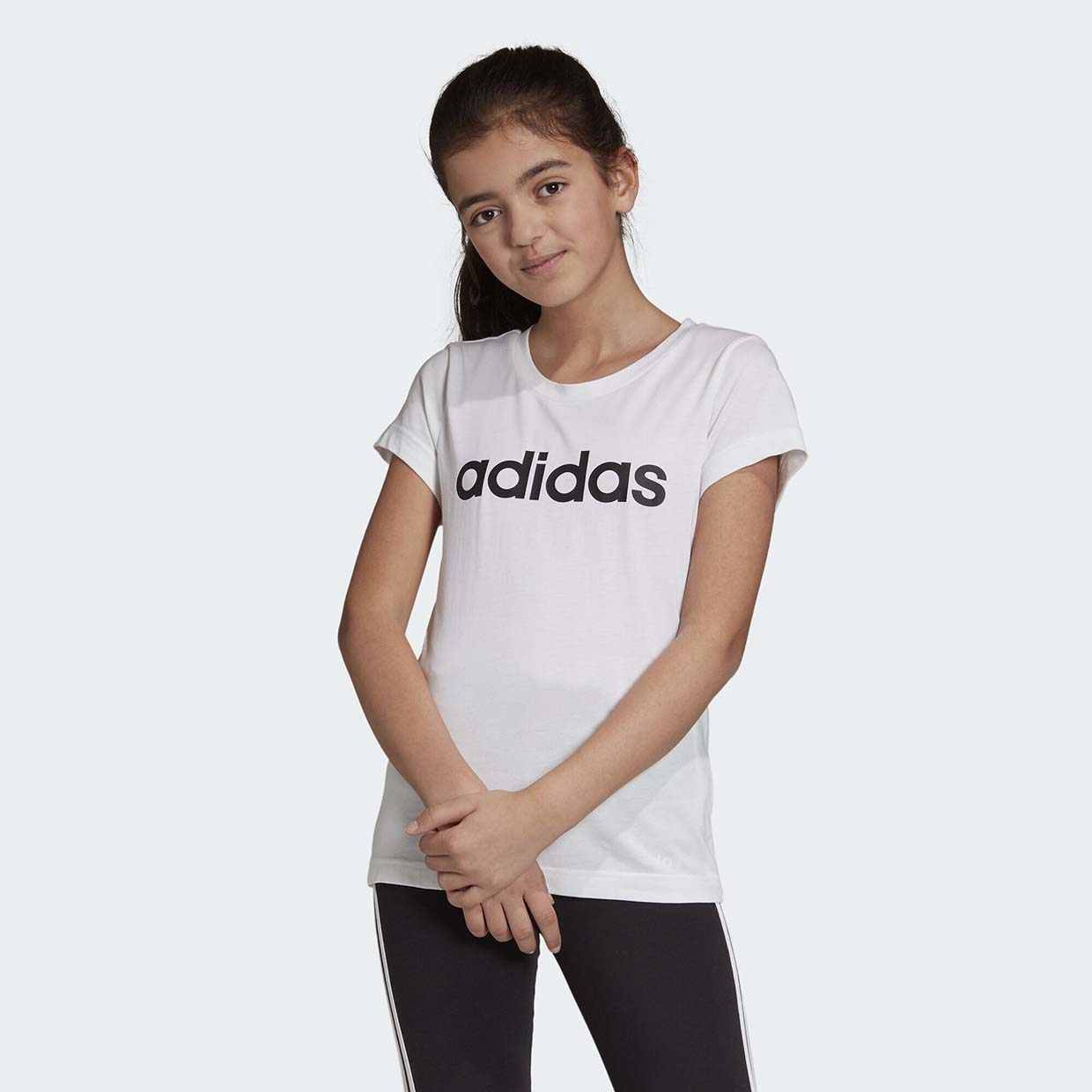 

Футболка Adidas Yg E Lin Tee DV0357 белый р.134, DV0357