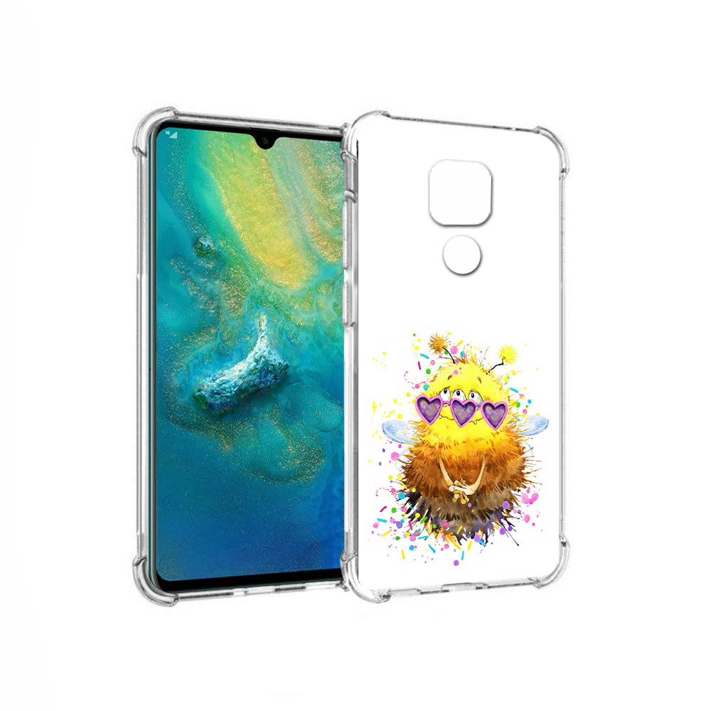 

Чехол MyPads Tocco для Huawei Mate 20x Пушитый шмель (PT124578.30.143), Прозрачный, Tocco