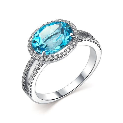 

Кольцо из серебра с топазом р. 17,5 Dewi 901018023, 901018023