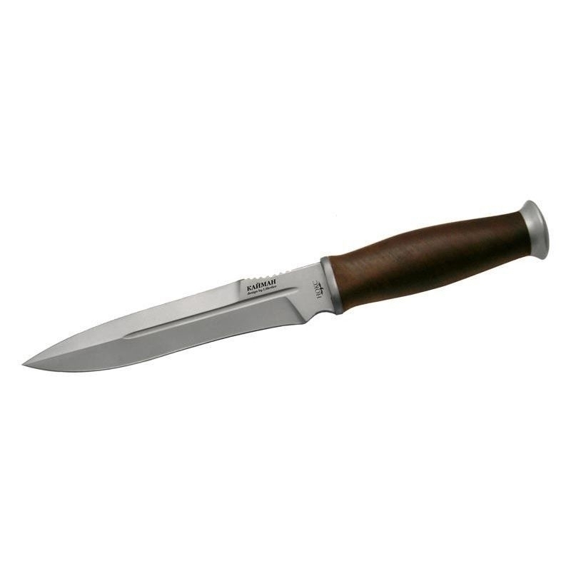 фото Охотничий нож кайман, сталь aus8, рукоять сапелли нокс