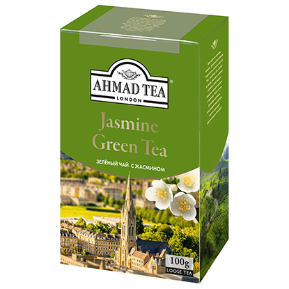 Чай зеленый Ahmad Tea байховый листовой с жасмином 100 г