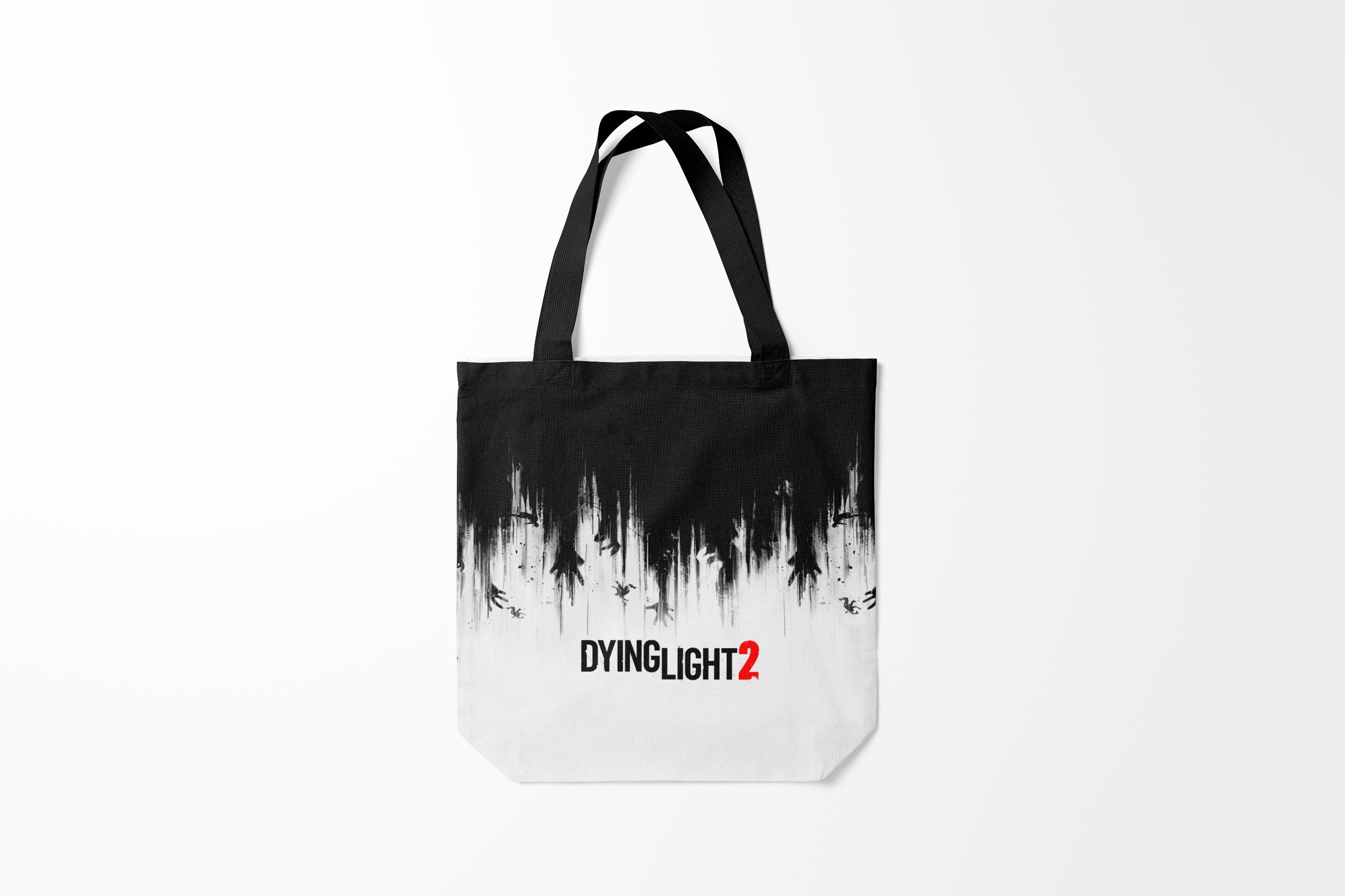 

Сумка шoппер унисекс Burnettie Dying Light 2, белый; черный, Dying Light 2