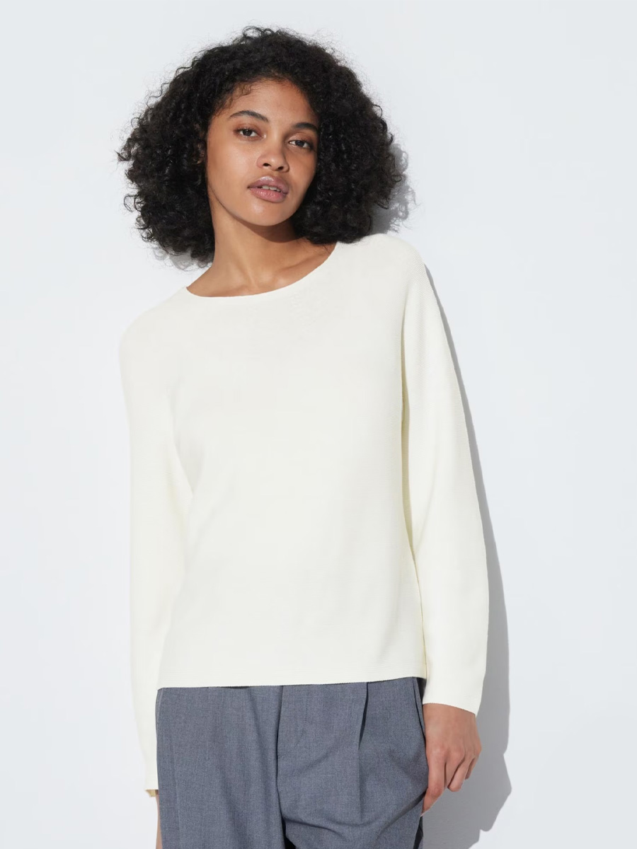 

Джемпер женский UNIQLO 461090 белый XS (доставка из-за рубежа), 461090