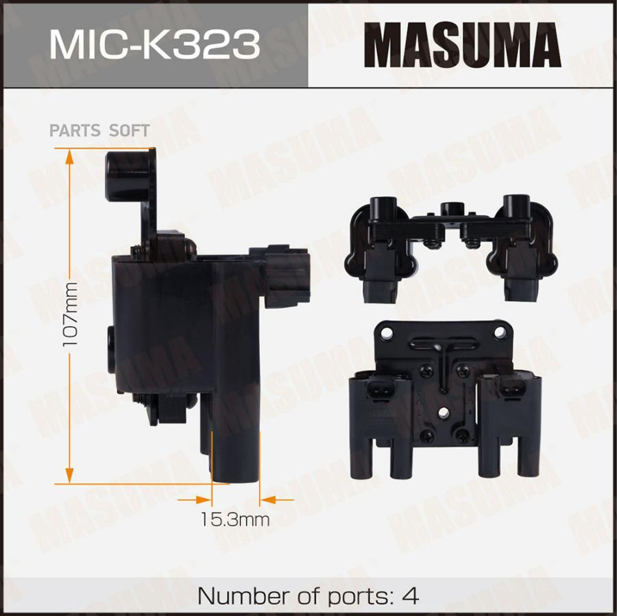 

Катушка зажигания MASUMA, CHEVROLET LACETTI / L14, L44, LXT