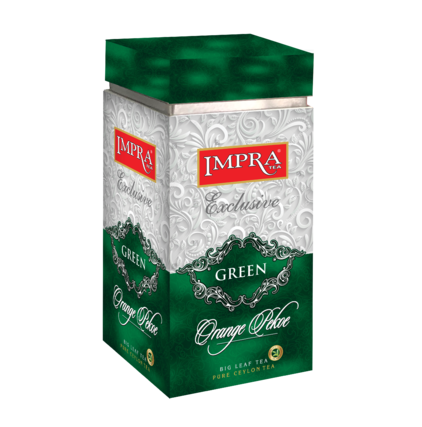 

Чай Impra Exclusive зеленый крупнолистовой ж/б 200 г