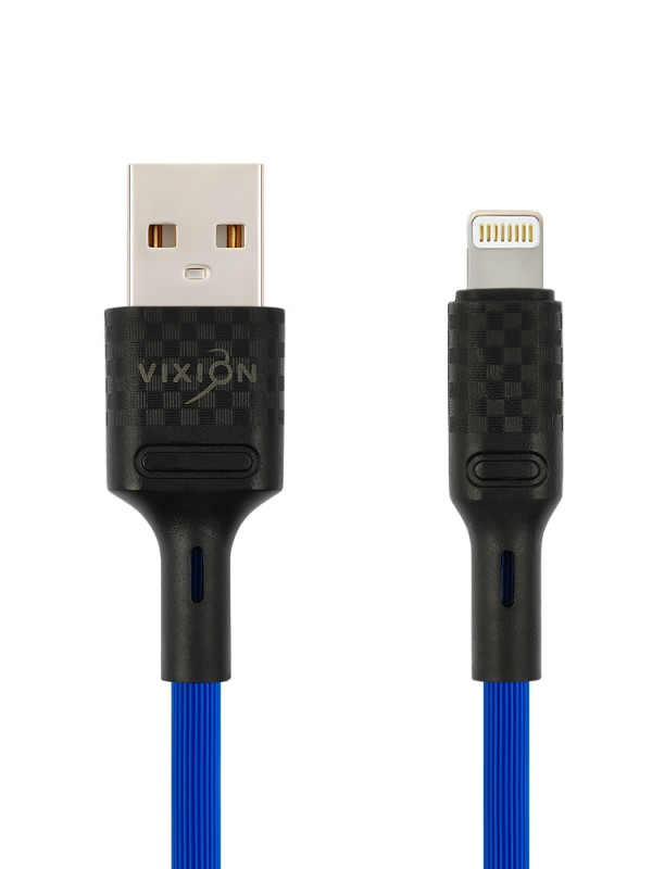 фото Кабель vixion usb - lightning вилка-вилка м (k27i blue)