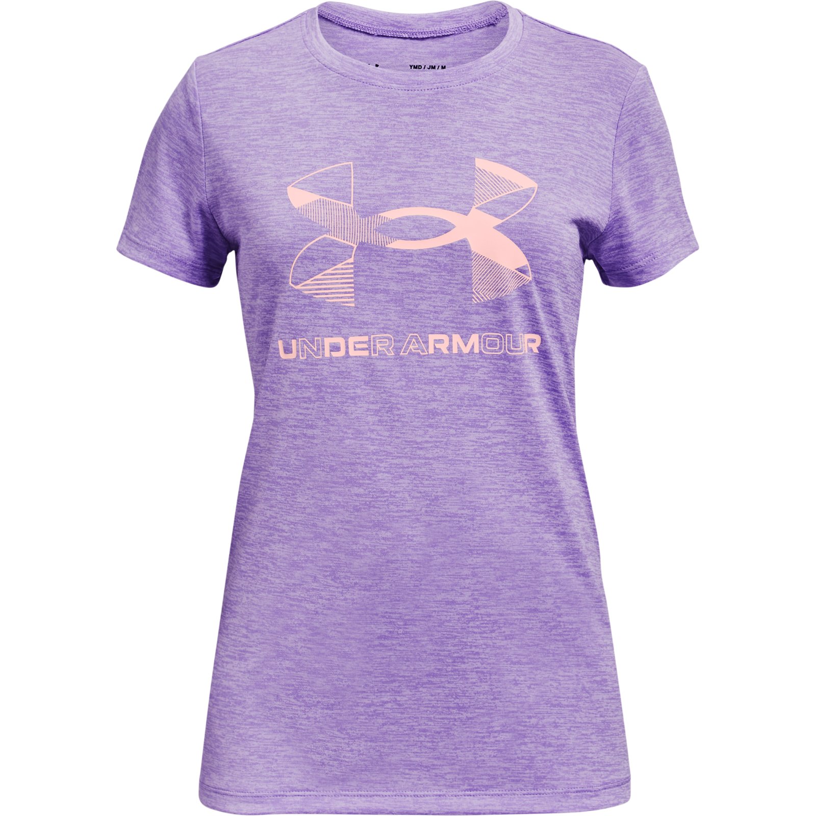 

Футболка Under Armour Graphic Twist Big Logo SS Tee 1363383-576 фиолетовый р.158, 1363383-576