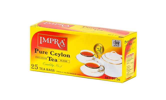 

Чай Impra Pure Ceylon черный цейлонский 1,5 г х 25 шт