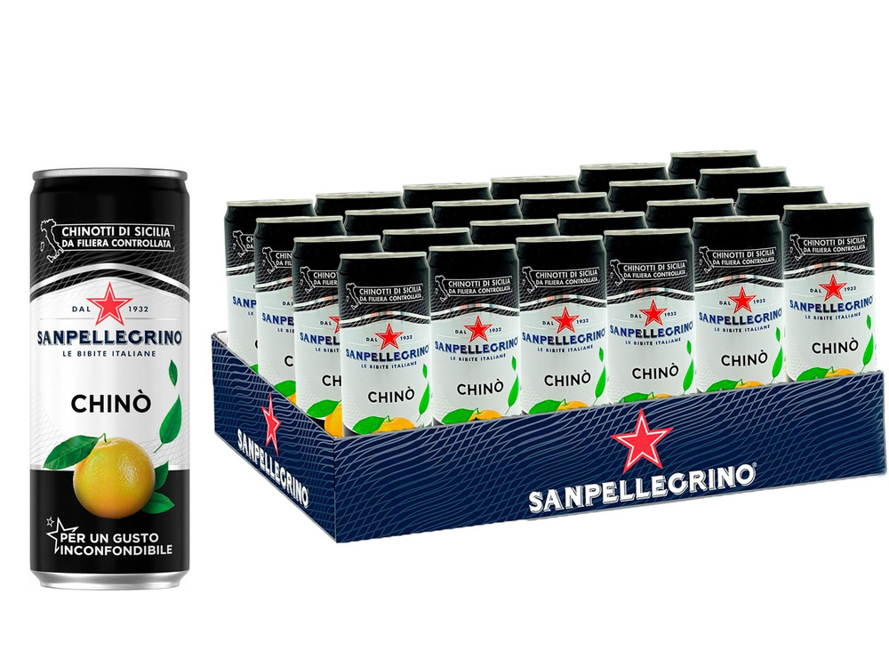 Газированный напиток Sanpellegrino Chino 330 мл х 24 шт