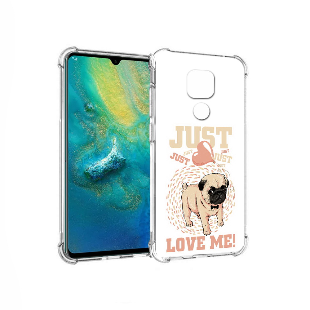 

Чехол MyPads Tocco для Huawei Mate 20x Люби меня (PT124578.30.109), Прозрачный, Tocco