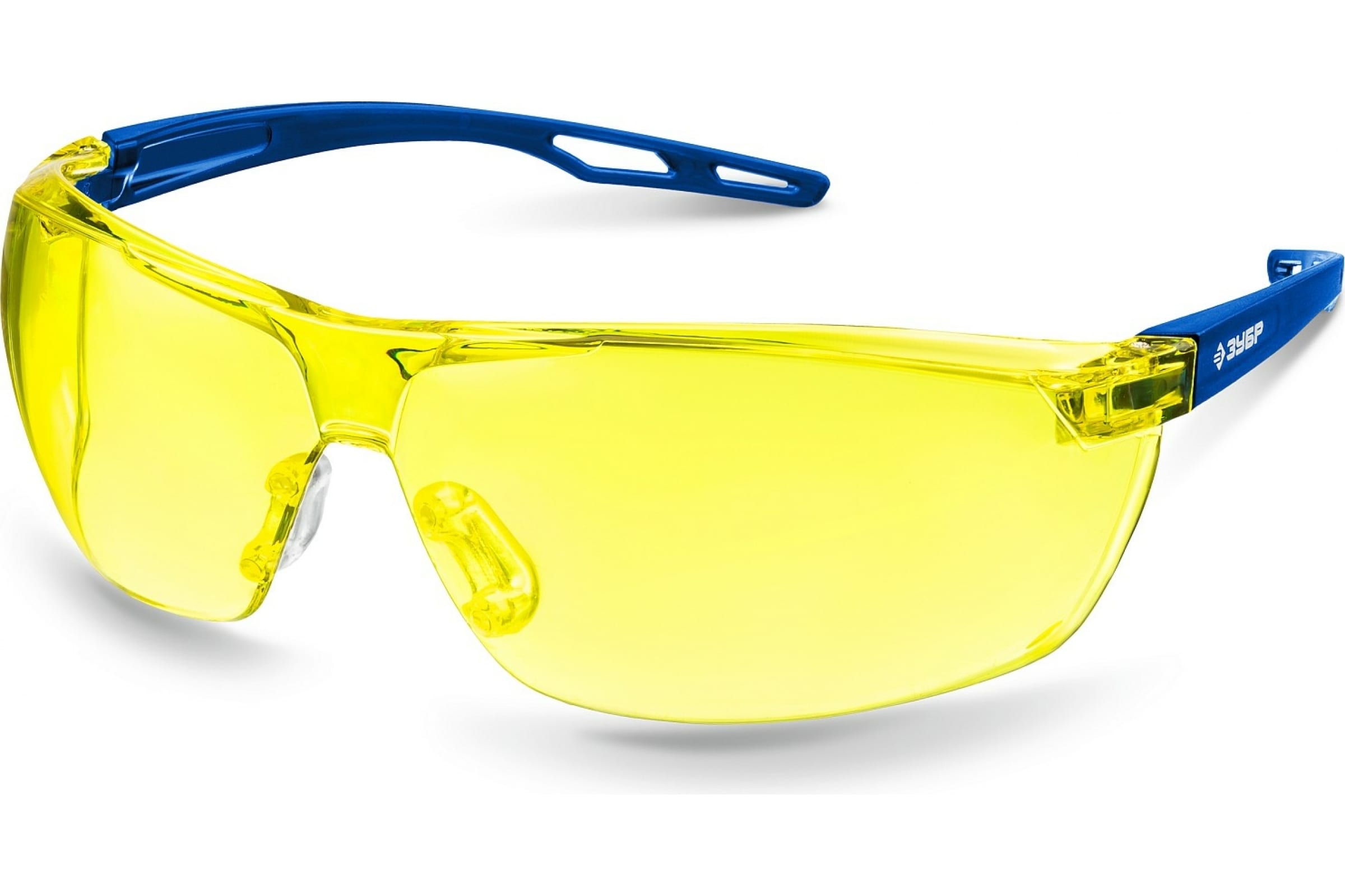 очки защитные желтые с регулируемыми душками класс защиты 3 4 skrab 276144 Защитные очки желтые Зубр БОЛИД 110486
