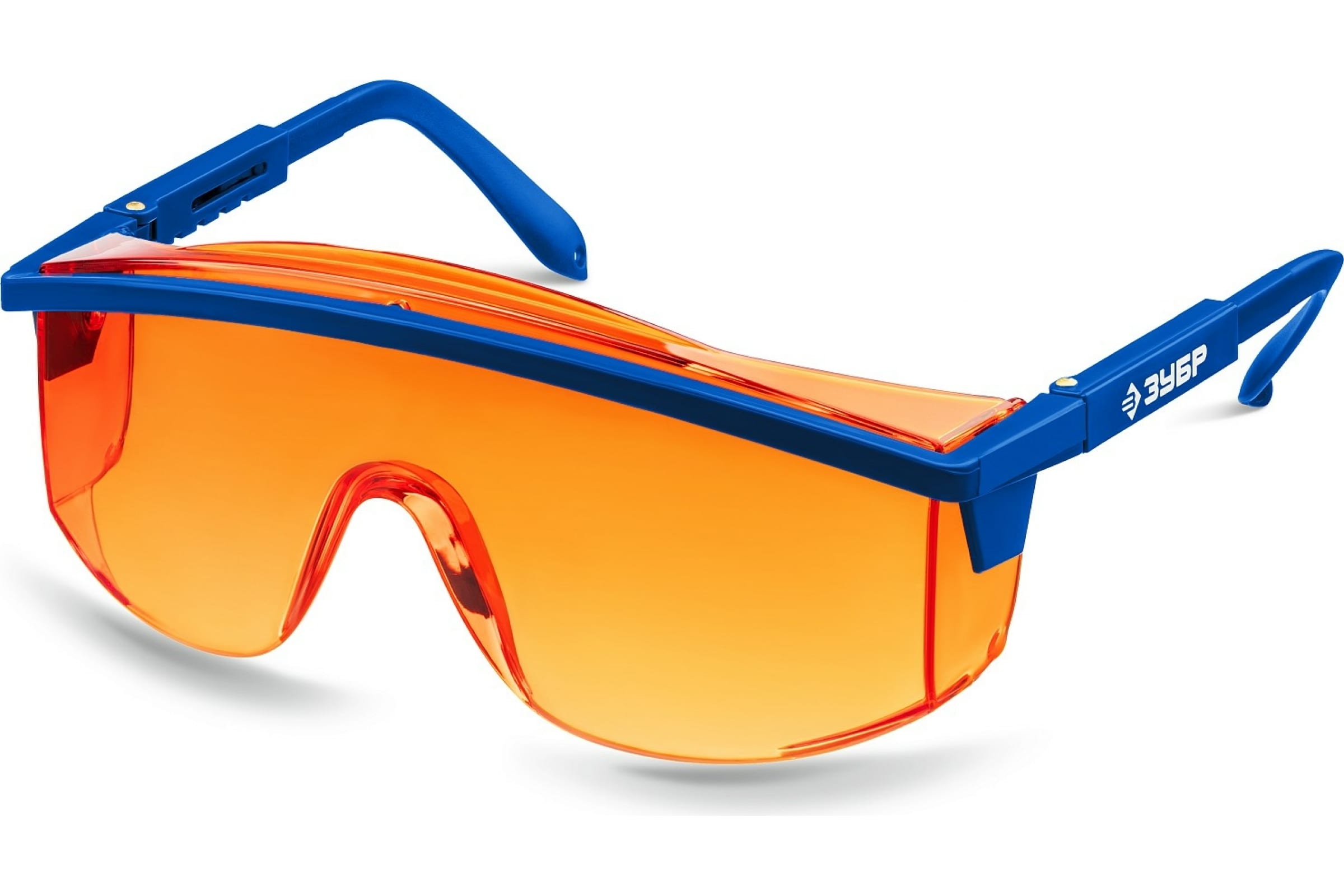 Защитные очки Зубр ПРОТОН, красные, линза увеличенного размера, открытого типа очки защитные энкор классик 56601 с непрямой вентиляцией