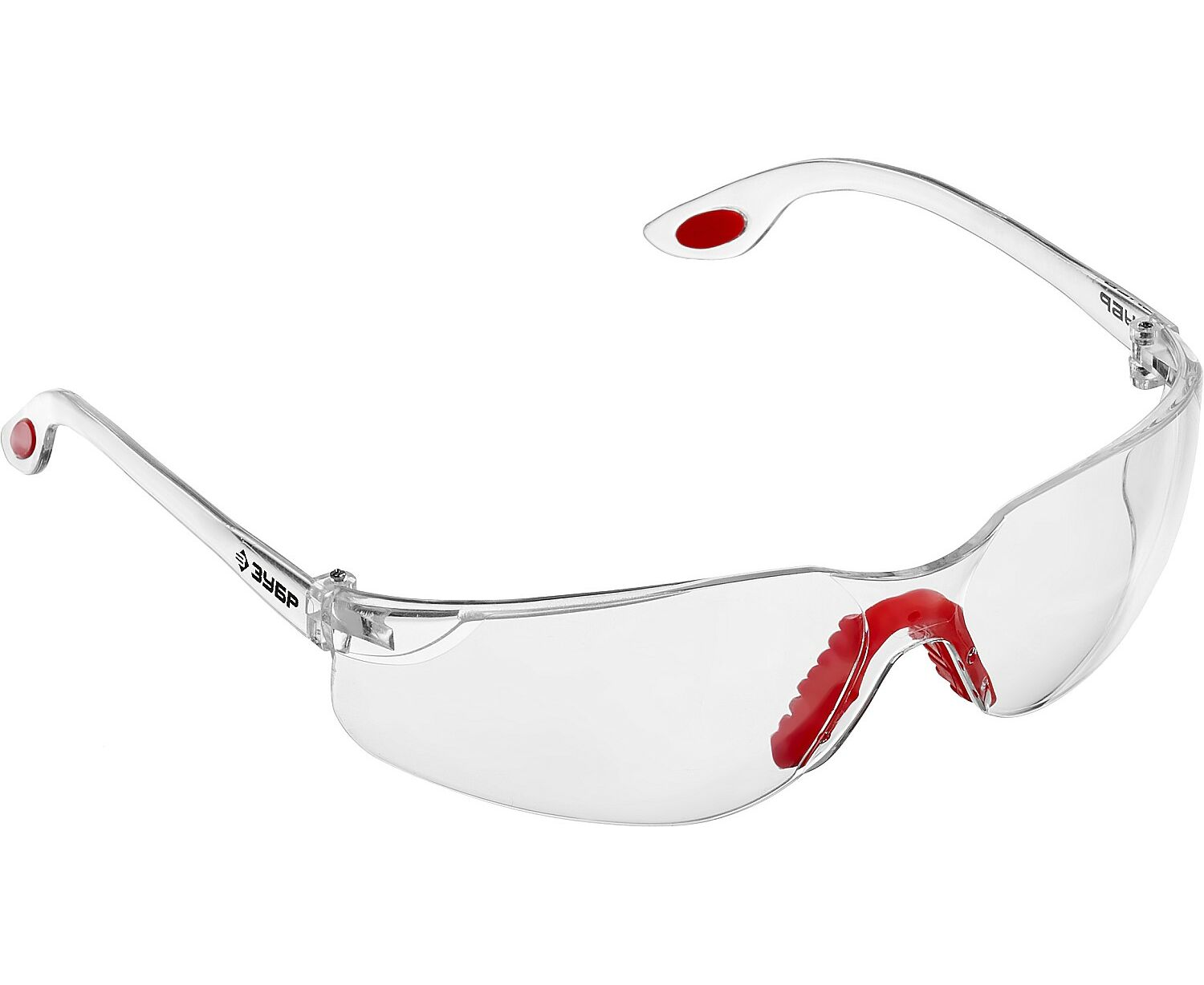Защитные очки Зубр СПЕКТР 3, прозрачные, широкая монолинза, открытого типа очки защитные для мастера