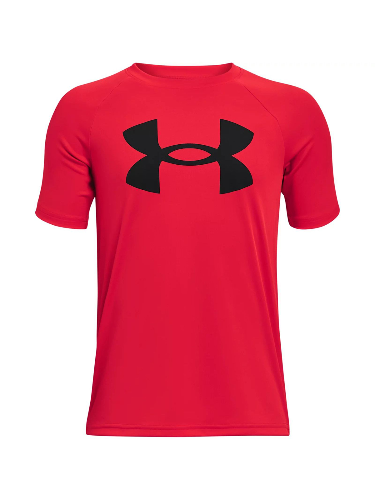 фото Футболка under armour tech big logo ss tee 1363283-600 красный р.134