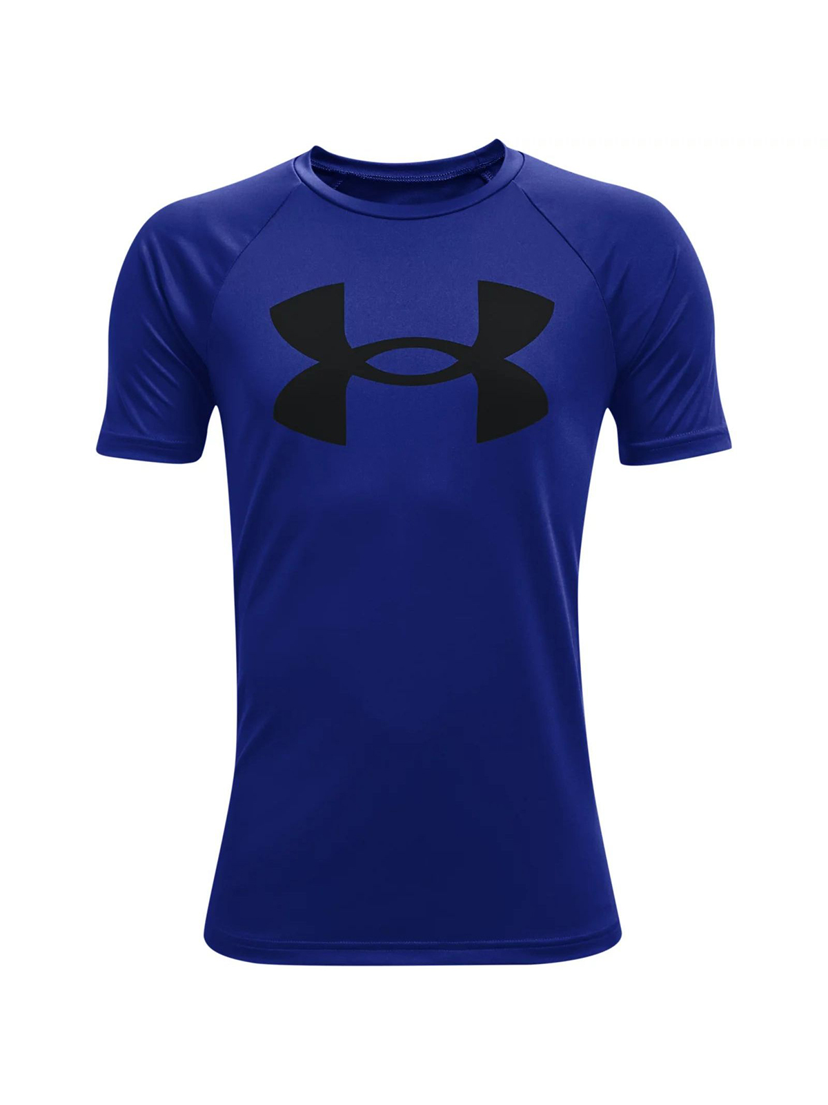 фото Футболка under armour tech big logo ss tee 1363283-400 синий р.158