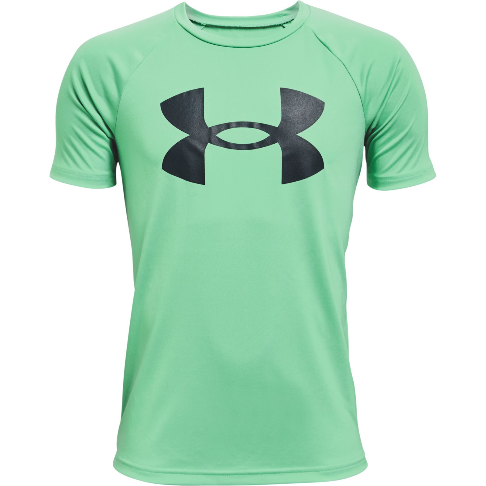 фото Футболка under armour tech big logo ss tee 1363283-342 бирюзовый р.158