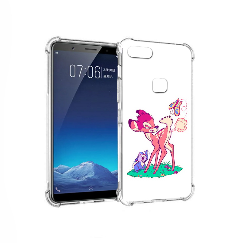 

Чехол MyPads Tocco для Vivo X20 смешной олененок (PT108350.433.610), Прозрачный, Tocco