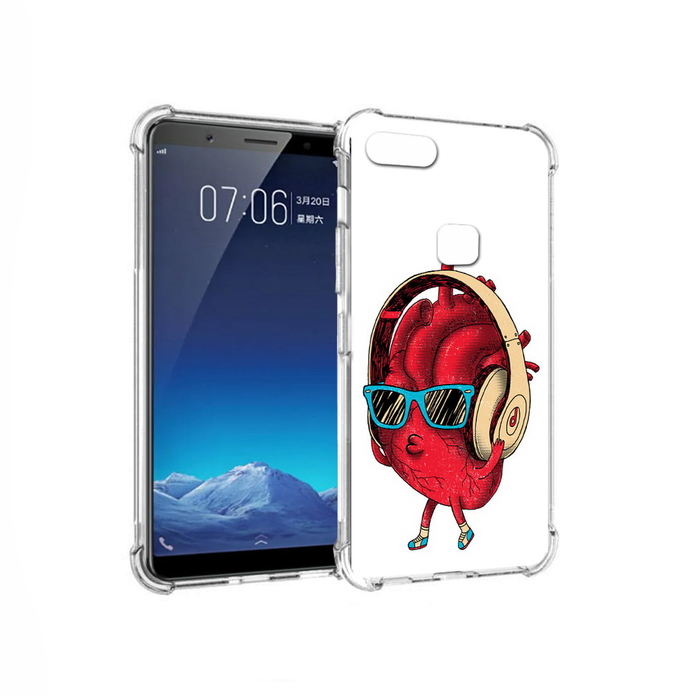 

Чехол MyPads Tocco для Vivo X20 слушай сердце (PT108350.433.609), Прозрачный, Tocco