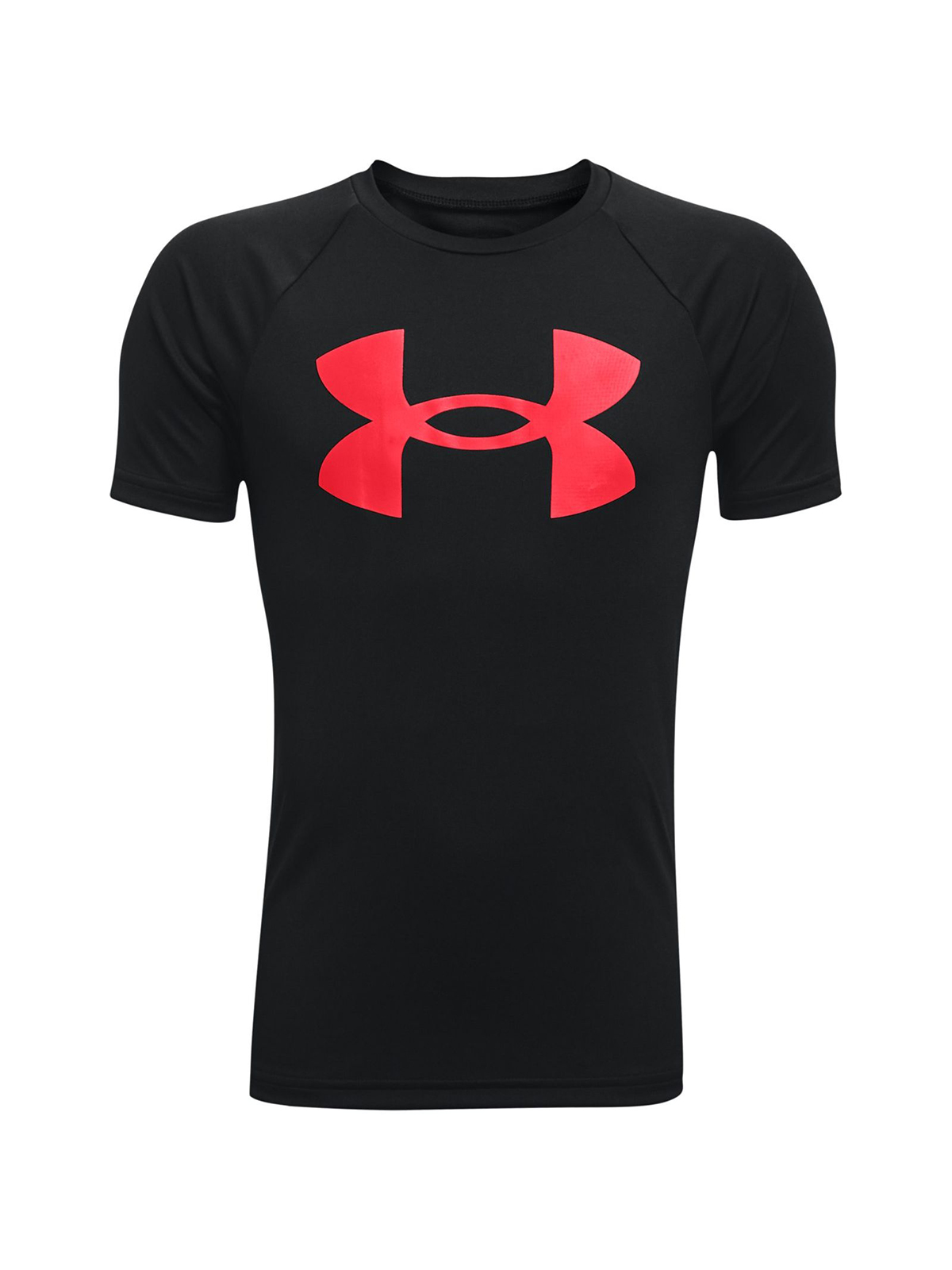 фото Футболка under armour tech big logo ss tee 1363283-002 черный р.152