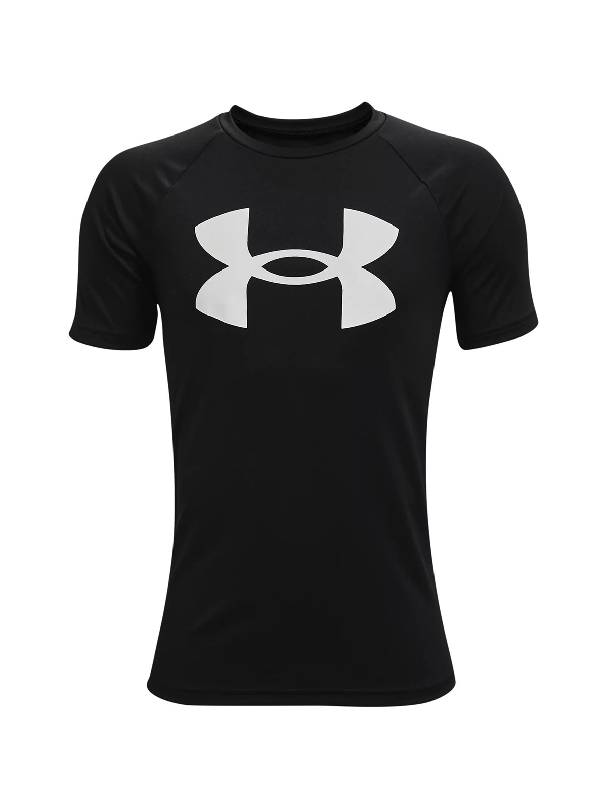 фото Футболка under armour tech big logo ss tee 1363283-001 черный р.158