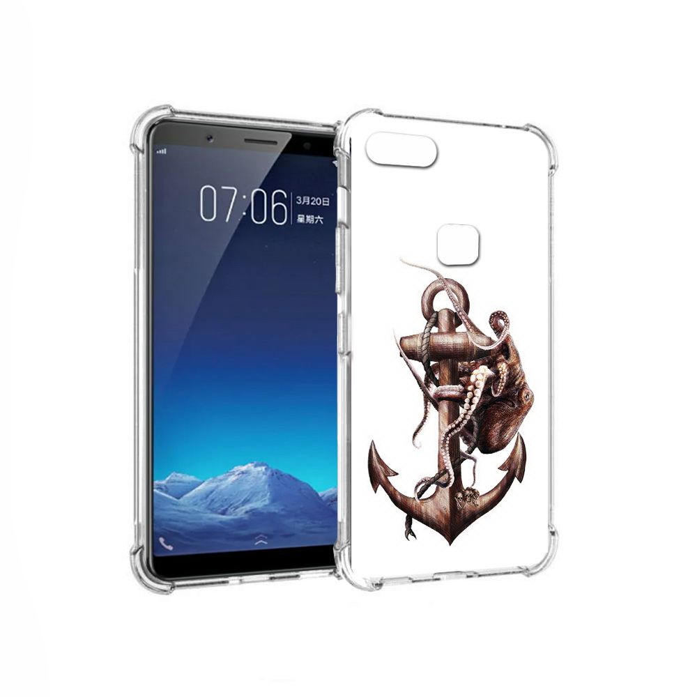 

Чехол MyPads Tocco для Vivo X20 ржавый якорь (PT108350.433.579), Прозрачный, Tocco