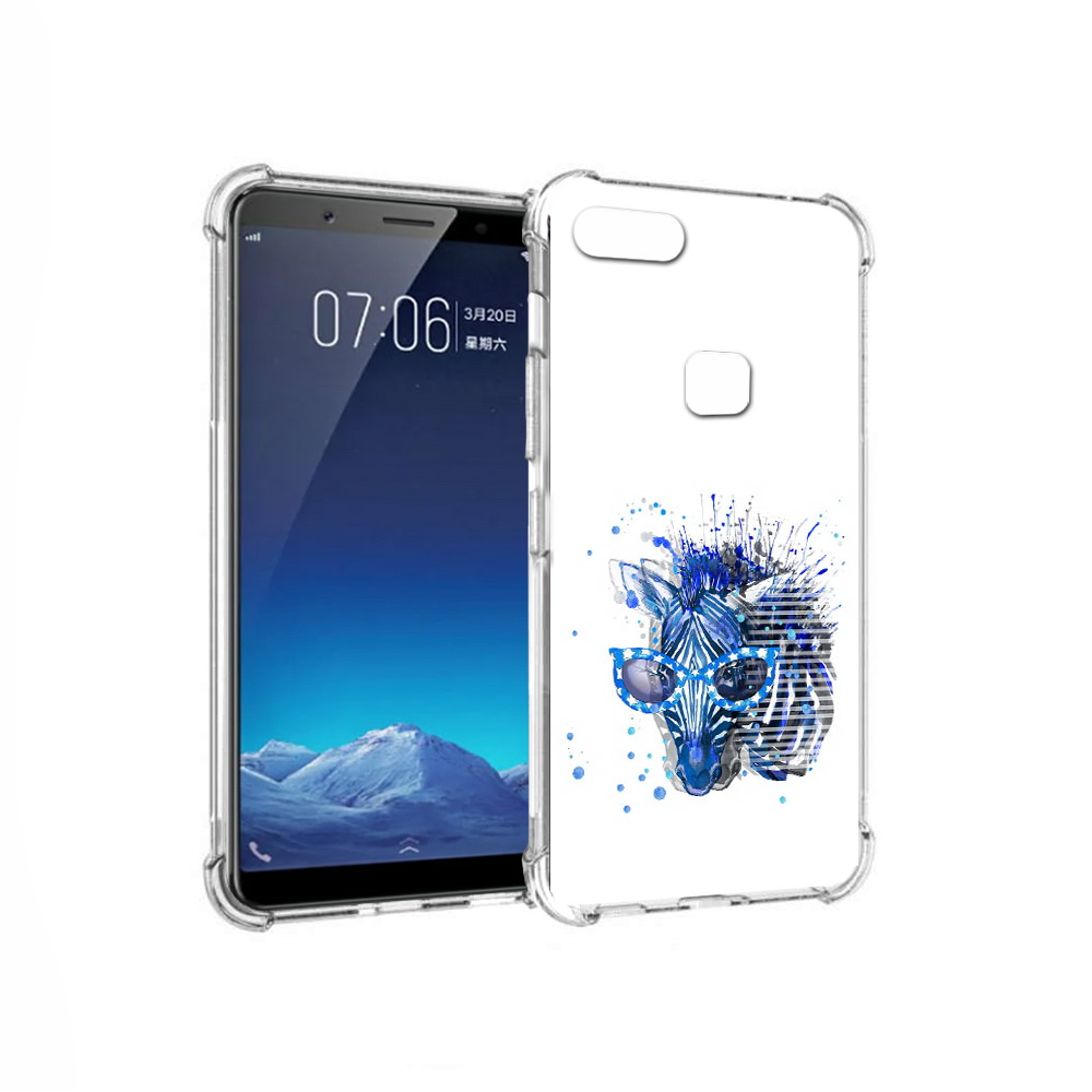 

Чехол MyPads Tocco для Vivo X20 расплывчатая зебра (PT108350.433.577), Прозрачный, Tocco