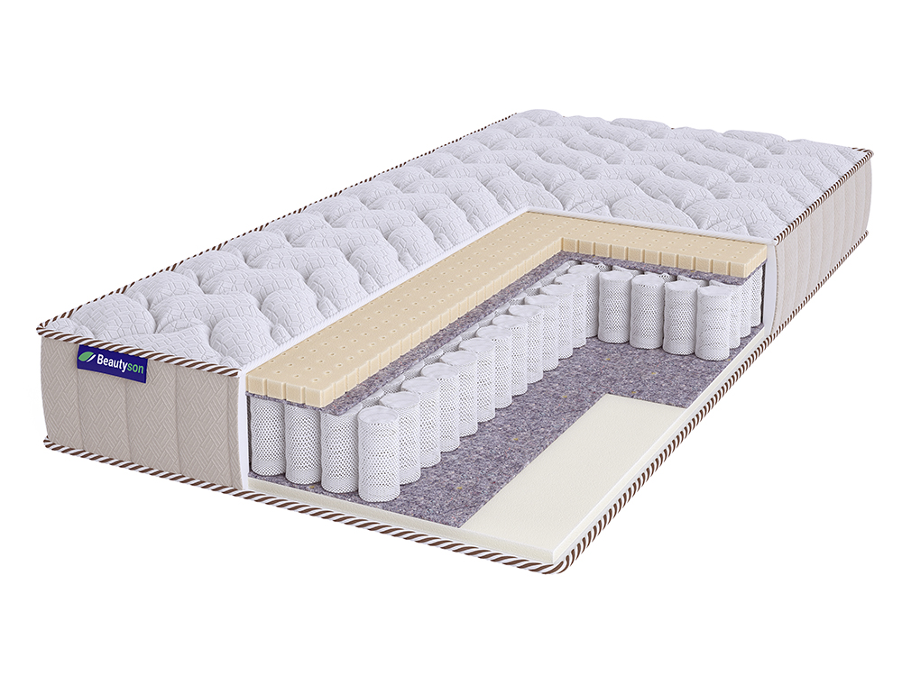 

Матрас BeautySon SPRING Soft Latex 2 S600 LUX 145х186, Белый, SPRING Soft Lateх 2 S600 LUх