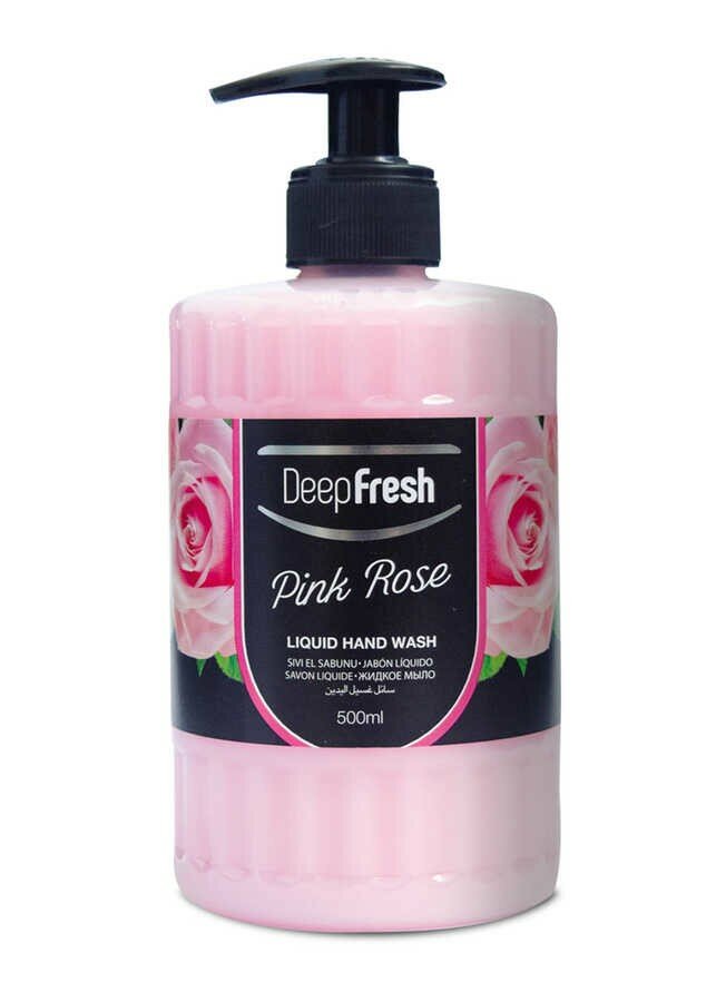 Купить Жидкое мыло для рук Deep Fresh Розовая роза увлажняющее 500 мл, жидкое мыло
